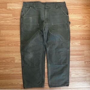Carhartt double knee carpenter pants with sick fade